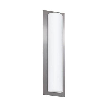 Besa Lighting Besa Barclay 22 Wall, Opal Matte, Silver, 2x5W LED 3NW-BARC22-LED-SL